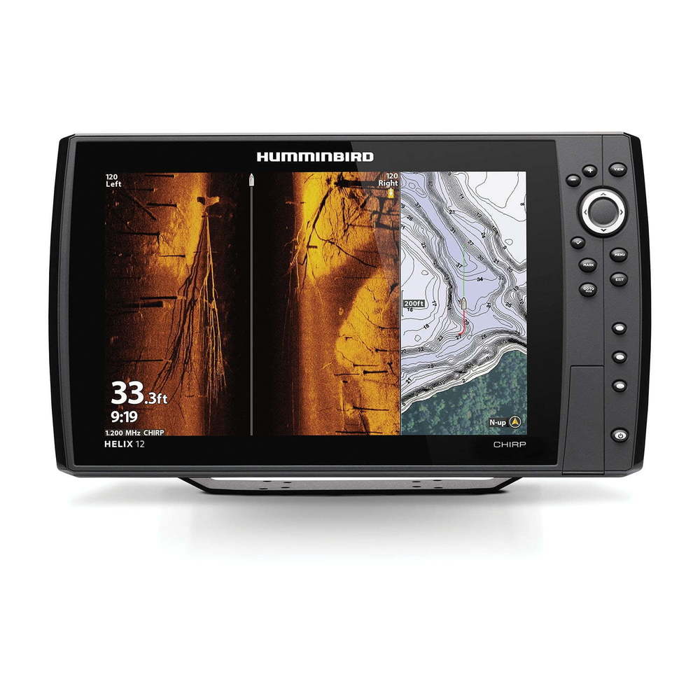 Humminbird Helix 12 CHIRP MEGA SI+ Fishfinder/Chartplotter/GPS G4N